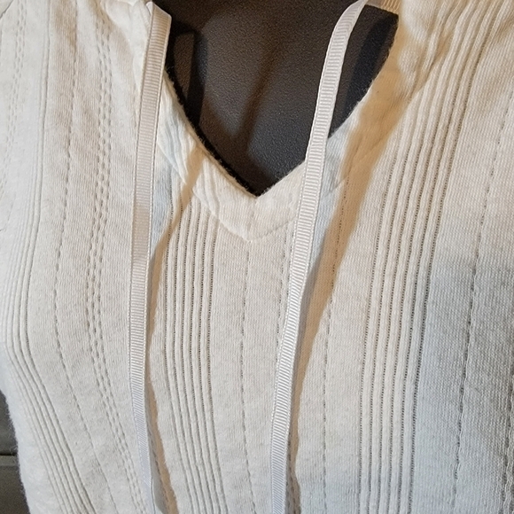 Christopher & Banks white blouse size medium - Picture 2 of 8